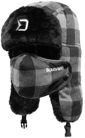 Zimska kapa s krznom Delphin BlackWAY UNI