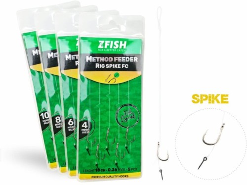 5ks - Návazec Zfish Method Feeder Rig Spike FC Velikost 12 | Tropic Fishing