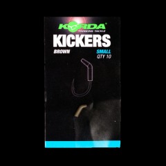 10 kom - Rovnátko za udicu Korda Kickers smeđe