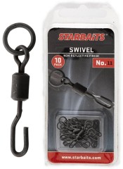 10 kom - Uže Starbaits Spinner Swivel Ronnie Rig Veličina 11