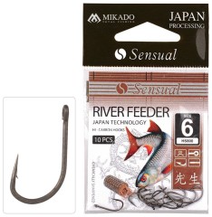 10 komada Kuke Mikado Sensual River Feeder Veličina 6 DB