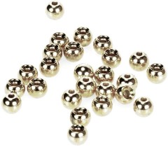 100kom - Perlice Giants Fishing Stříbrná Beads Silver