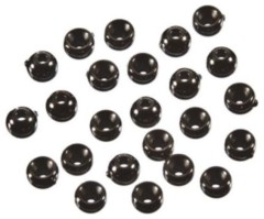 100ks - Hlavičky Giants Fishing Černá Beads Black Průměr 2,3mm