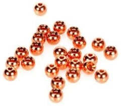 100ks - Hlavičky Giants Fishing Copper Beads Měděná Průměr 2,8mm