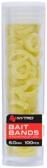 100ks Latexové Kroužky Nytro Latex Bait Bands 6,0mm