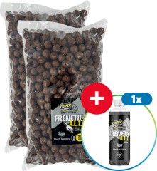 10kg Boilies Carp Only Frenetic A.L.T. Black Halibut 16mm + Booster ZDARMA