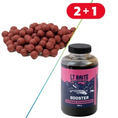 10kg Boilies LT Baits Extreme Strawberry 20mm + Booster Zadarmo