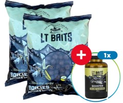 10kg Boilies LT Baits Halibut Banana 20mm + Booster Gratis