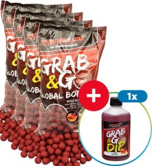 10kg Boilies Starbaits Grab&Go Global Spice 20mm 2,5kg + Booster GRATIS