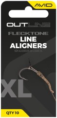 10kom - Adapter Avid Carp Outline FleckTone Line Aligner XL