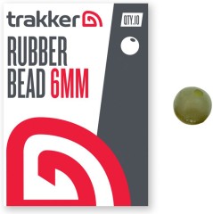 10kom - Gumene perlice Trakker Rubber Beads 6mm