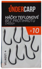 10kom - Jednokuka UnderCarp Teflon bez kontrakuke CHODDY
