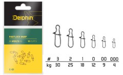 10kom - Kopča Delphin Fastlock Snap C-01