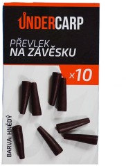 10kom - Navlake UnderCarp Navlaka za kopču za olovo smeđa