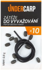 10kom - Olova za balansiranje POP-UP sustava Kwick UnderCarp 0,8 g