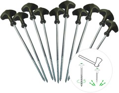 10kom - Set klinova Zfish Bivvy Peg Set