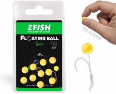 10kom - Silikonska Plovuća Kuglica Zfish