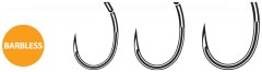 10kom - Udica Carp Spirit Round Curve Barbless