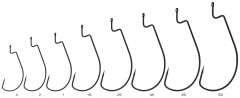 10kom - Udica Mistrall Wide Worm Offset s očicom