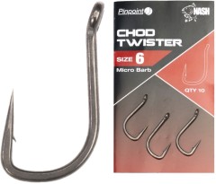 10kom - Udica Nash Chod Twister Micro Barb