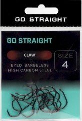 10kom - Udice Go Straight Claw Barbless Veličina 4