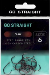 10kom - Udice Go Straight Claw Barbless Veličina 6