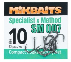 10kom - Udice Mikbaits Specialist & Method SM 007 hook
