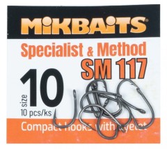 10kom - Udice Mikbaits Specialist & Method SM 117 hook