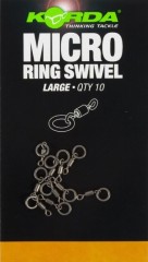10kom - Vrtilica Korda Micro Rig Ring Swivel