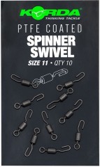 10kom - Vrtilica Korda PTFE Coated Spinner Ring Swivel