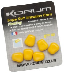 10ks - Gumová Nástraha Korum Supa Soft Imitation Corn Plávajúca 10ks - Gumová Nástraha Korum Supa Soft Imitation Corn Plávajúca