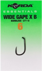 10ks - Háček Korda Essentials Wide Gape Barbless