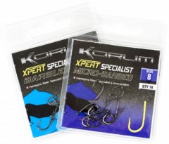 10ks - Háček Korum Xpert Specialist Hooks Barbed Velikost 12
