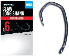 10ks - Háček Nash Claw Long Shank Barbless