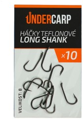10ks - Háček UnderCarp Teflonový LONG SHANK
