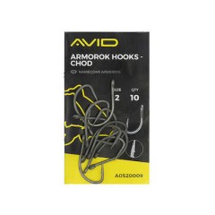 10ks - Háčik Avid Carp Armorok Chod Barbless