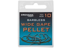 10ks - Háčik bez Protihrotu Drennan Wide Gape Pellet Barbless 10ks - Háčik bez Protihrotu Drennan Wide Gape Pellet Barbless