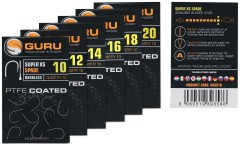 10ks - Háčik Guru Super XS Hook (Barbless/Spade End)