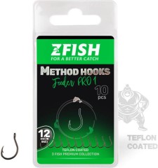 10ks - Háčik Zfish Method Feeder Pro 1 10ks - Háčik Zfish Method Feeder Pro 1