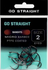 10ks - Háčiky Go Straight Bandits Microbarbed Veľkosť 2