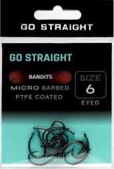 10ks - Háčiky Go Straight Bandits Microbarbed Veľkosť 6