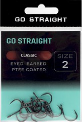 10ks - Háčiky Go Straight Classic Barbed Veľkosť 2