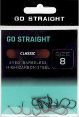 10ks - Háčiky Go Straight Classic Barbless Veľkosť 8