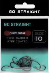 10ks - Háčiky Go Straight Curve Shanx Barbed Veľkosť 10