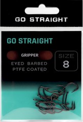10ks - Háčiky Go Straight Gripper Barbed Veľkosť 8