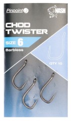 10ks - Háčiky Nash Chod Twister Barbless 10ks - Háčiky Nash Chod Twister Barbless