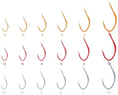 10ks - Háčky Mistrall Aji Dosuki Velikost 12