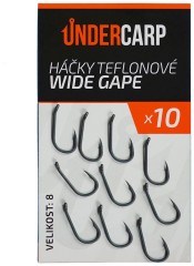 10ks - Háčky UnderCarp Teflonové WIDE GAPE