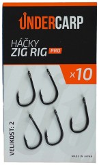 10ks - Háčky UnderCarp Zig Rig PRO