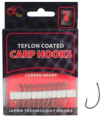 10ks - Háčky Zfish Teflon Curved Shank 10ks - Háčky Zfish Teflon Curved Shank